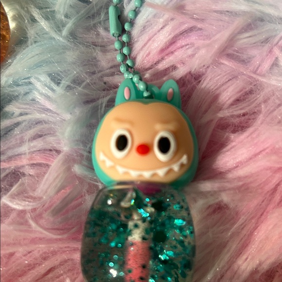 Cute Bunny Lip Gloss Duo - Gold & Teal Glitter - Picture 5 of 5